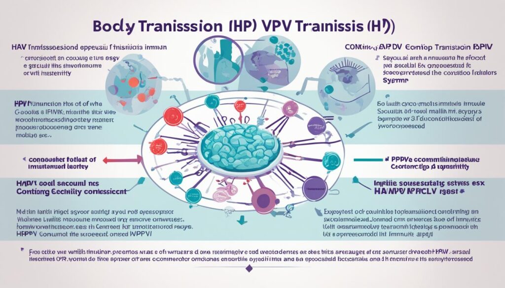 انتقال ویروس HPV